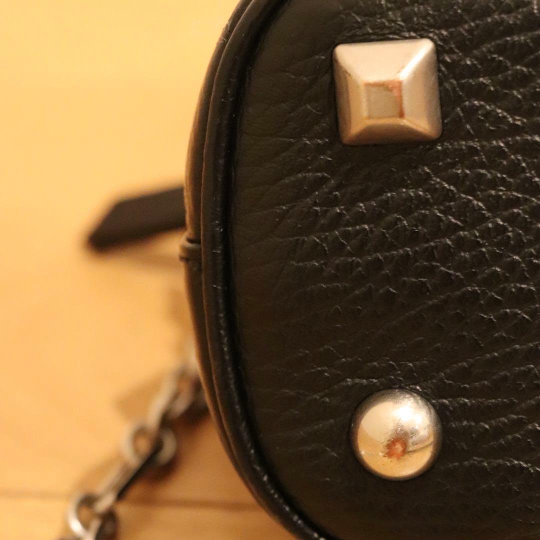 メゾンマルジェラ11 5AC マイクロ ショルダーバッグ ブラック