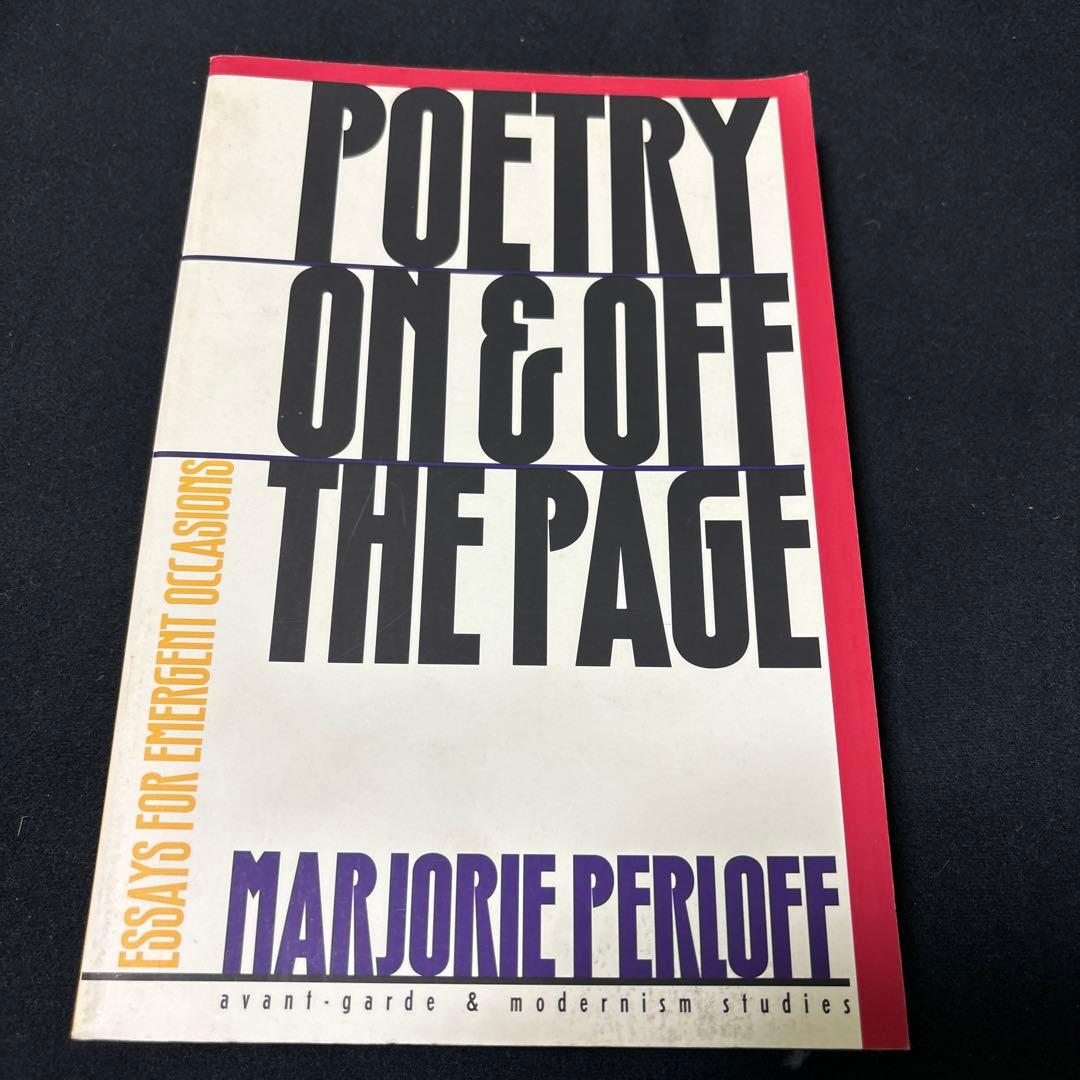 洋書 POETRY ON & OFF THE PAGE