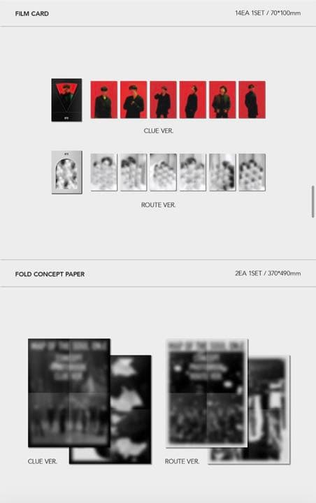 Map of the soul ONE Concept フォトブック　ポスター付