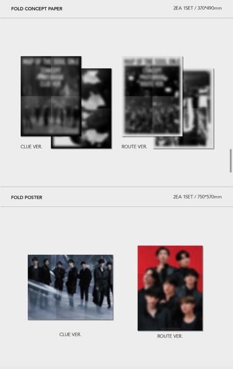 Map of the soul ONE Concept フォトブック　ポスター付