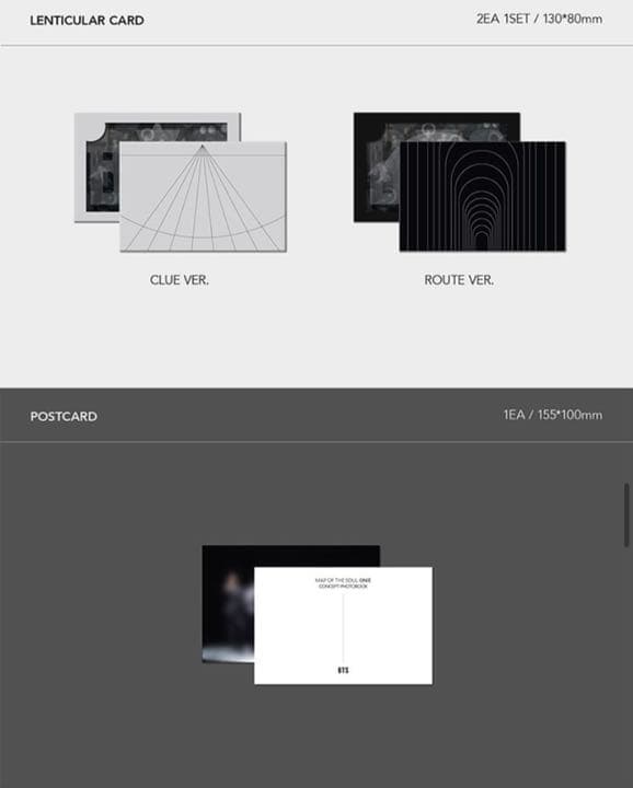 Map of the soul ONE Concept フォトブック　ポスター付