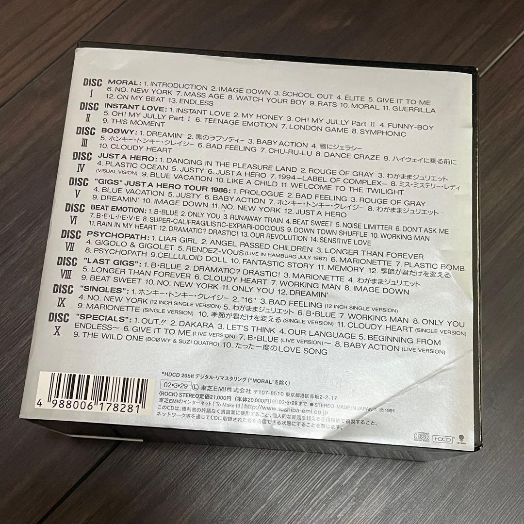 BOØWY COMPLETE 20周年記念エディション