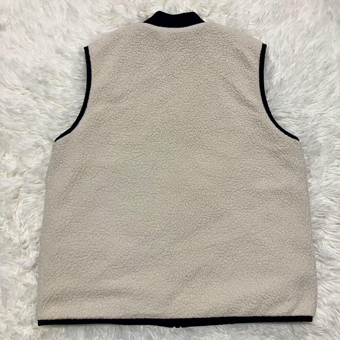 《美品Mリバーシブル人気》レディースノースフェイスベストフリースキルティング