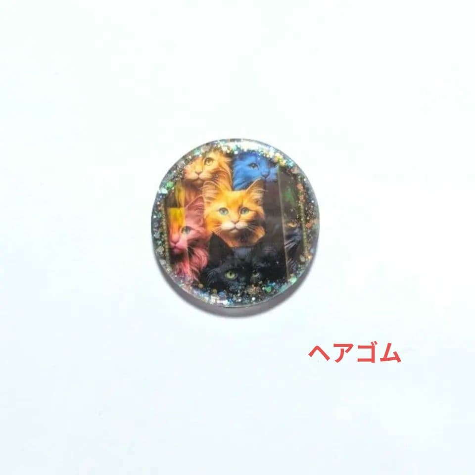 ☆レジン ヘアゴム ブローチ☆♡No.912♡
