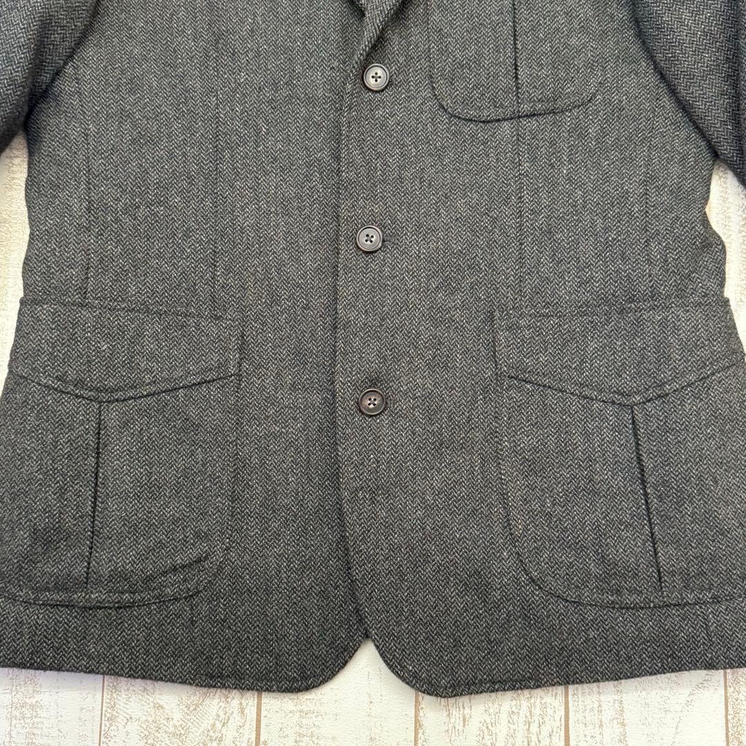 【エディバウアー】サーモアライニングノーフォークジャケット　ヘリンボーンツイード