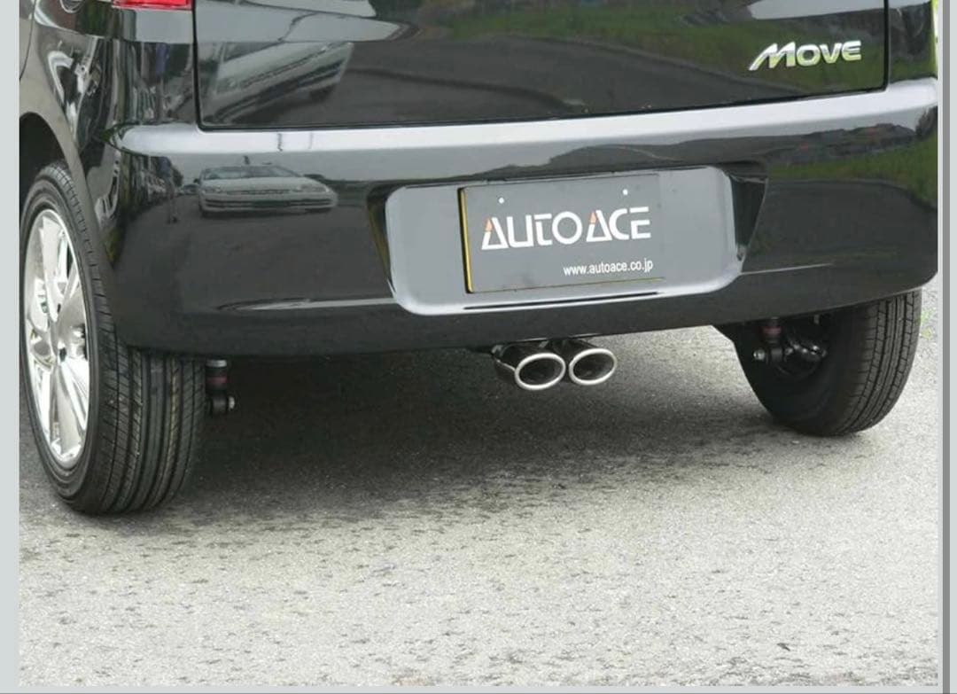 5ZIGEN AUTOACE共同開発センター出しマフラー4WD専用ムーヴ