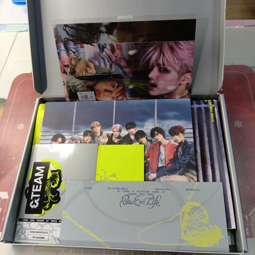 ＆TEAM　プロモアルバム　非売品　サイン入り　Back to Life　レア