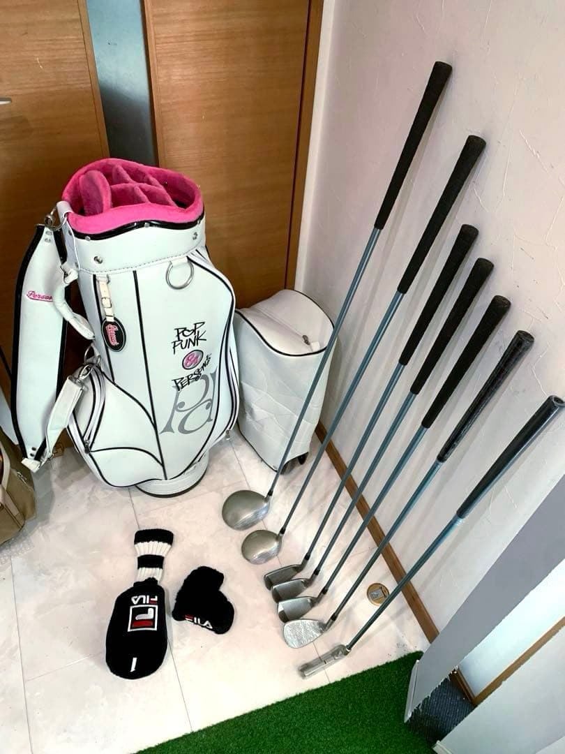 良品　未使用有り　レディースゴルフクラブ セット　フィラ　バッグ/パーソンズ