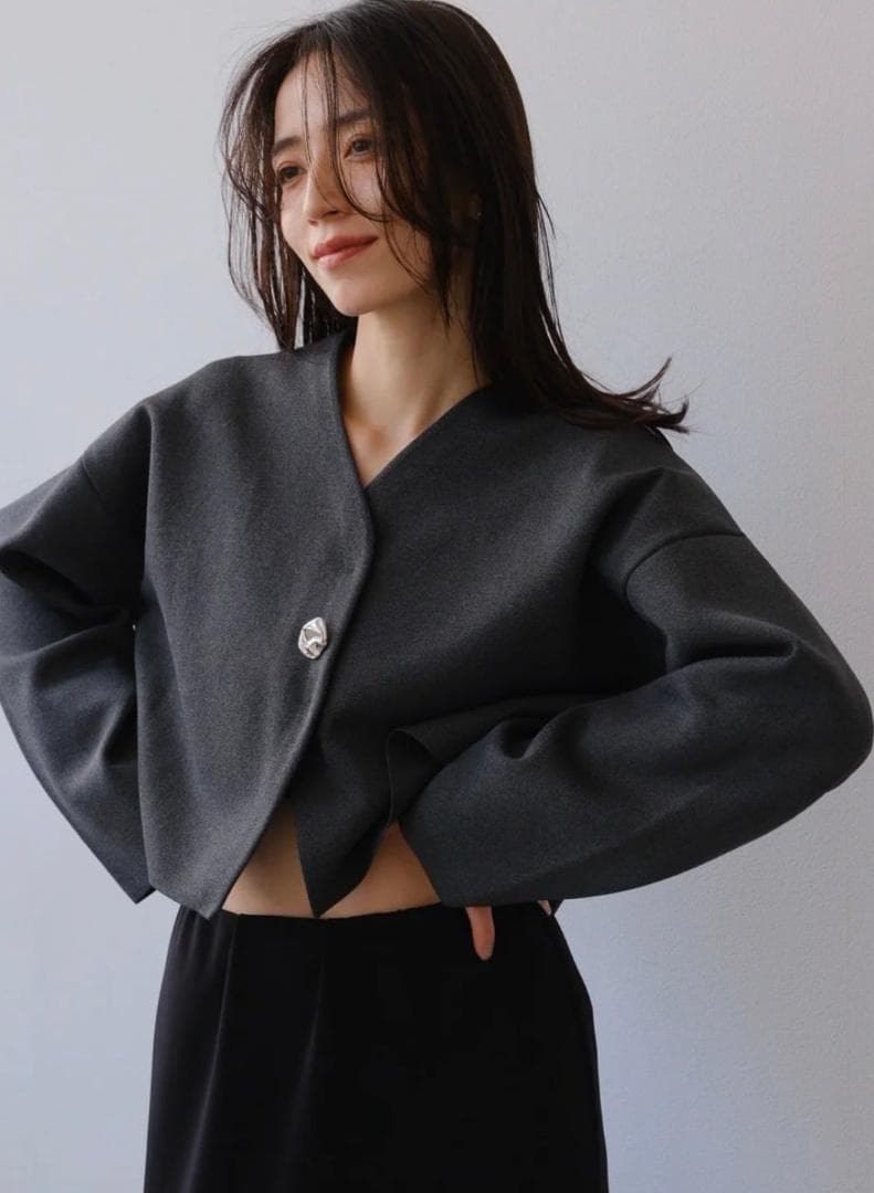 IFMEH イフメ Rónde knit jacket IF25AWKT-05