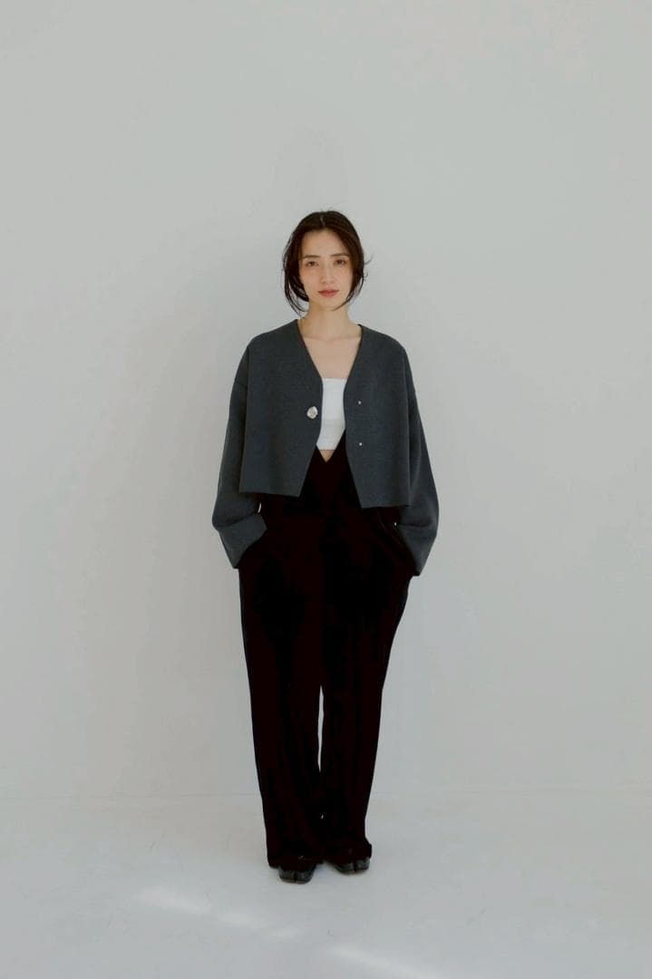 IFMEH イフメ Rónde knit jacket IF25AWKT-05