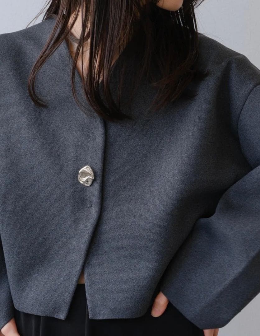 IFMEH イフメ Rónde knit jacket IF25AWKT-05