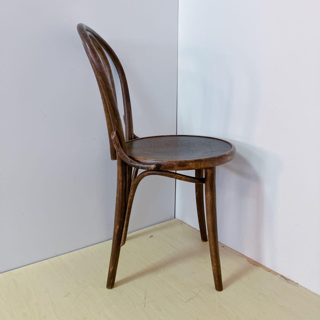 TON ベントウッドチェアチェア　アンティーク　曲げ木　ダイニングチェア