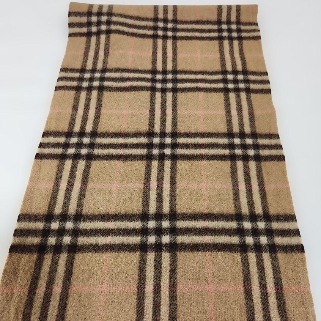 希少Burberrys カシミヤ100% チェックマフラー