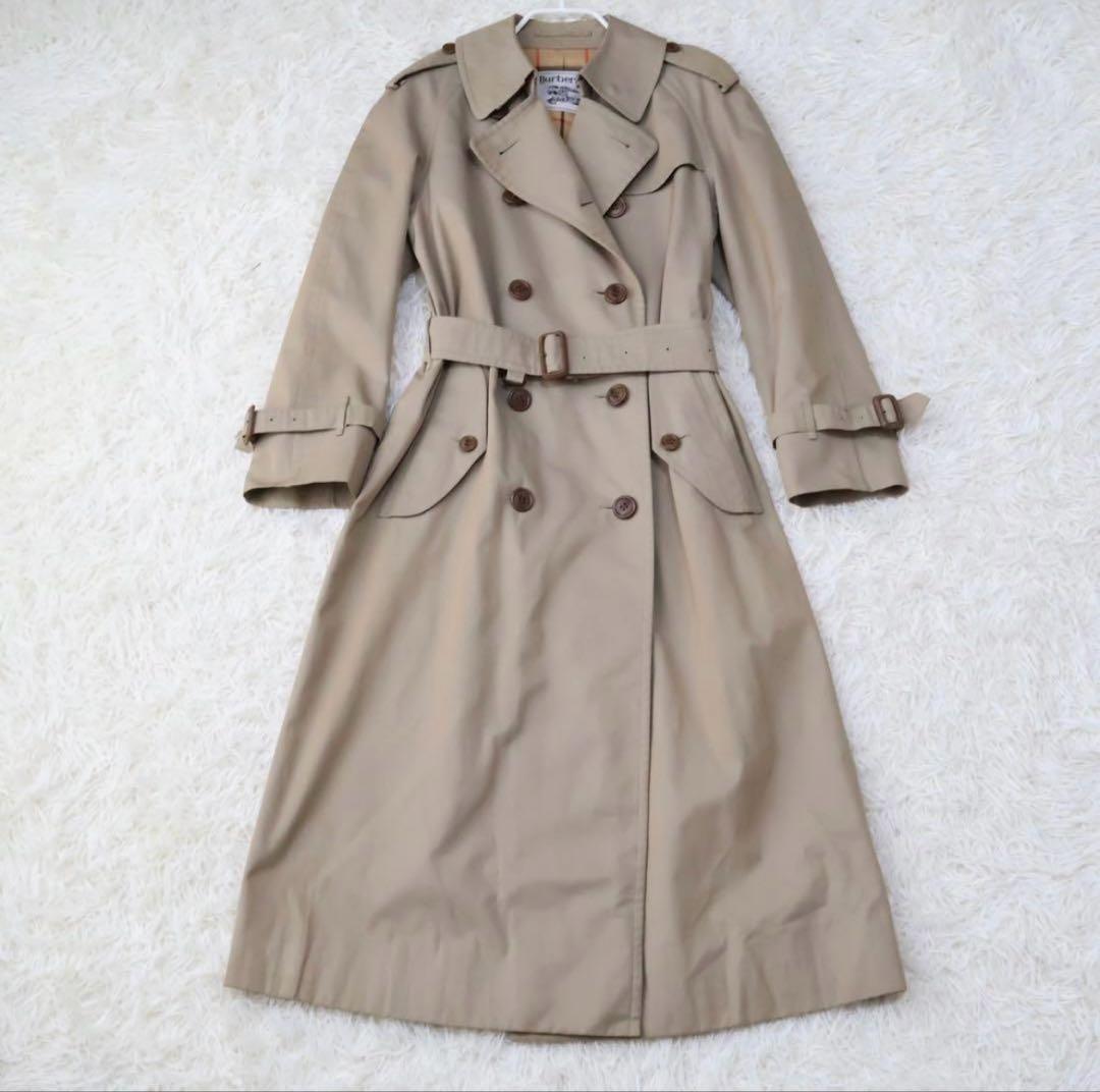 バーバリー　トレンチコート　ベージュ　ノバチェック