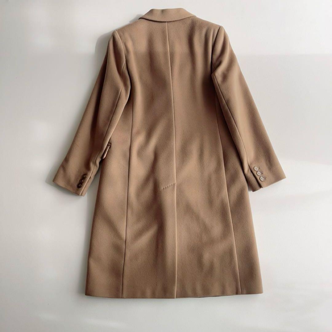 極美品　Max Mara 銀タグ　ウールチェスターコート　ベージュ　ロング