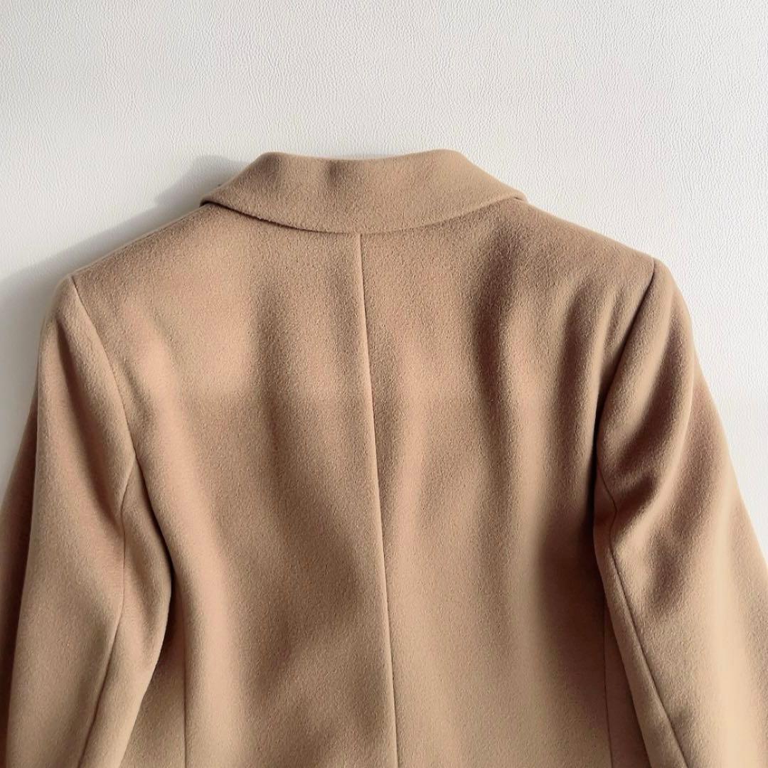 極美品　Max Mara 銀タグ　ウールチェスターコート　ベージュ　ロング