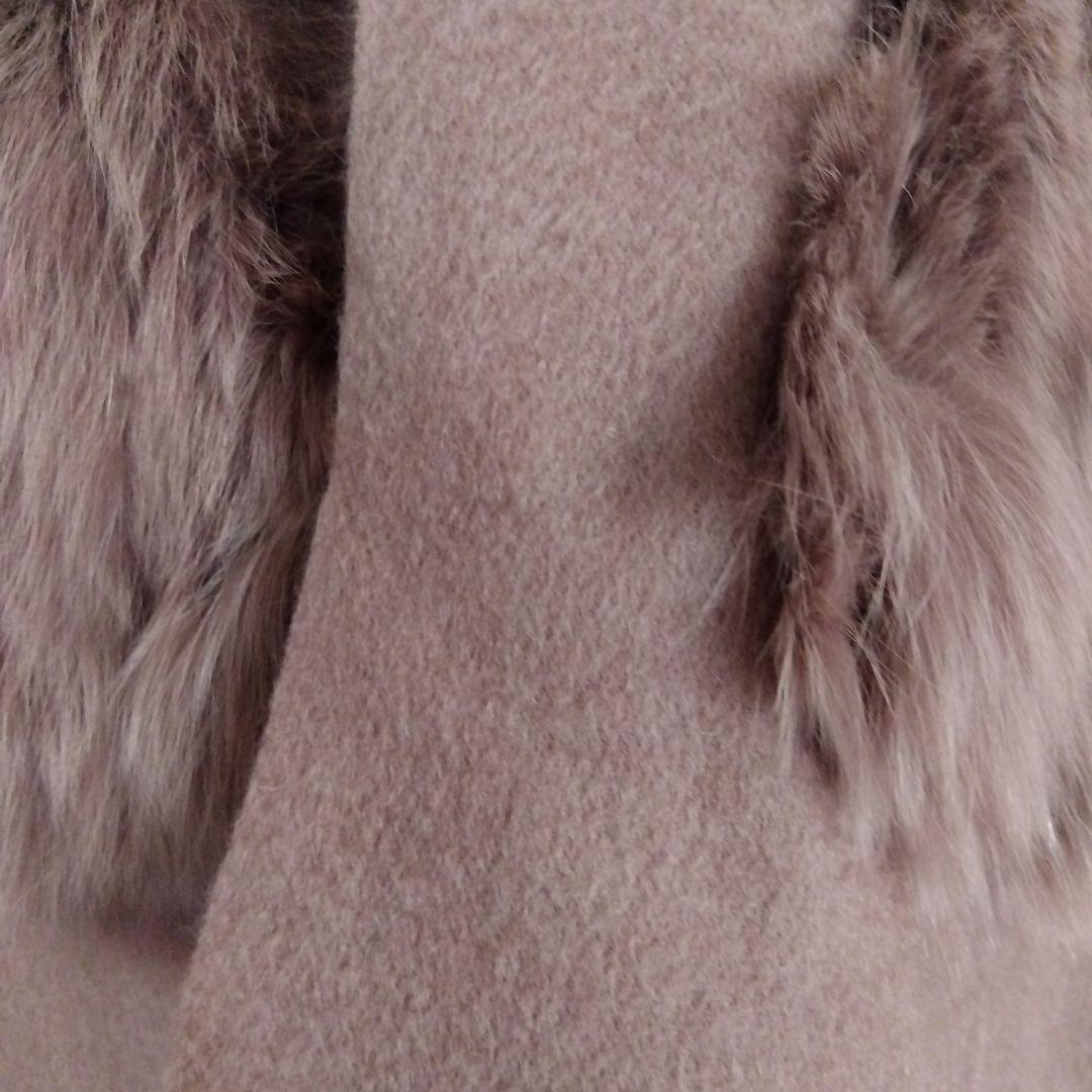 おこめちゃんです☆ EPOCA フォックスファー付きケープポンチョ