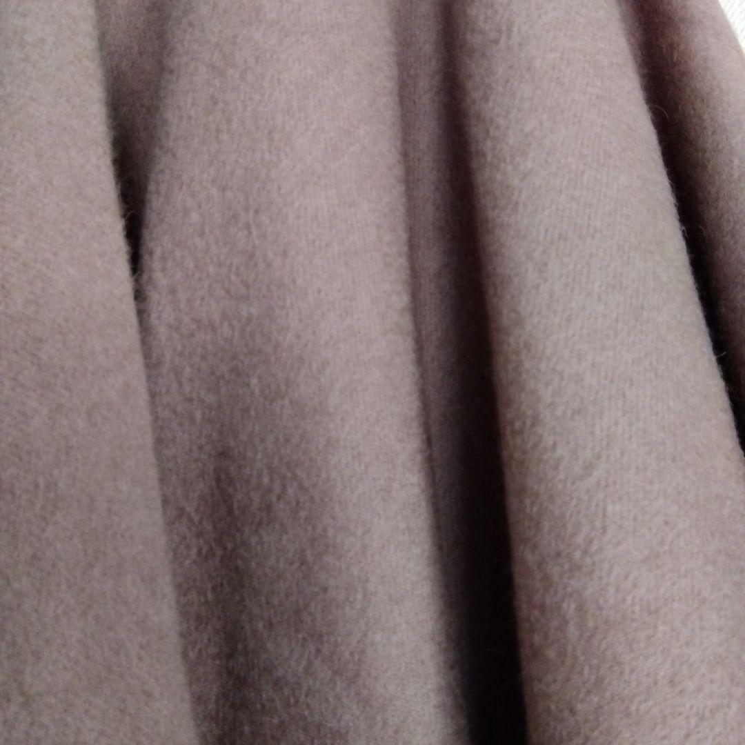 おこめちゃんです☆ EPOCA フォックスファー付きケープポンチョ