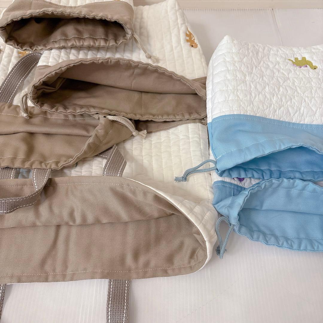 レッスンバッグ 体操着入れ　コップ袋✖️2給食袋✖️2 ランチョンマット✖️2