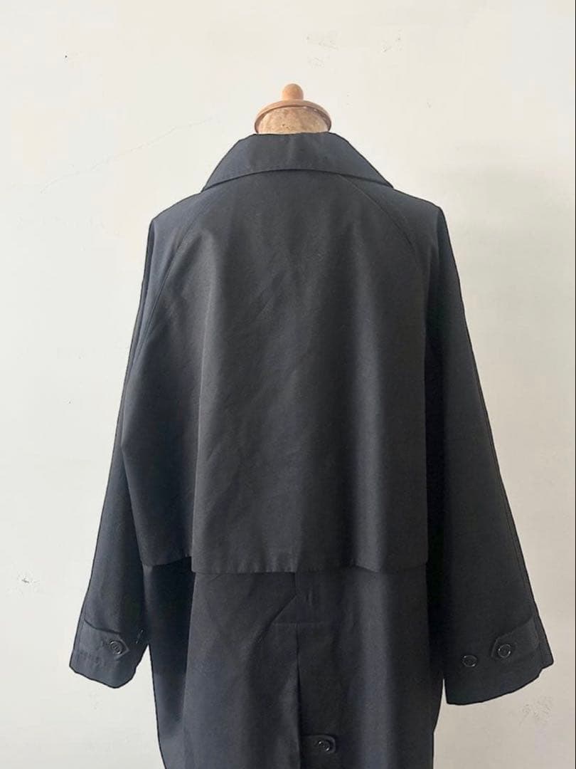 【美品】GRANDMA MAMA DAUGHTER　ラウンドカラートレンチコート