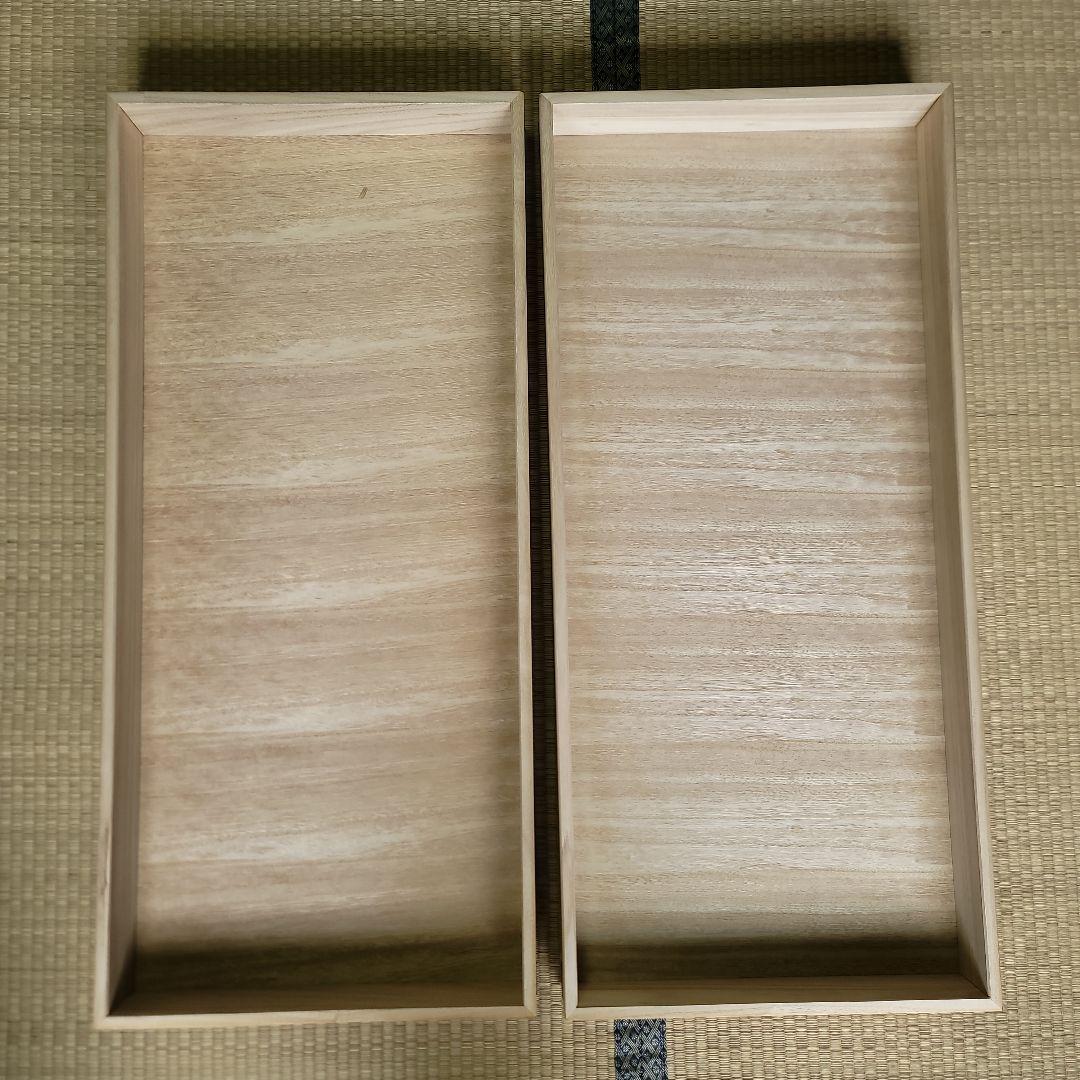 桐衣装箱　3段　蓋付き　着物 収納ケース 和家具