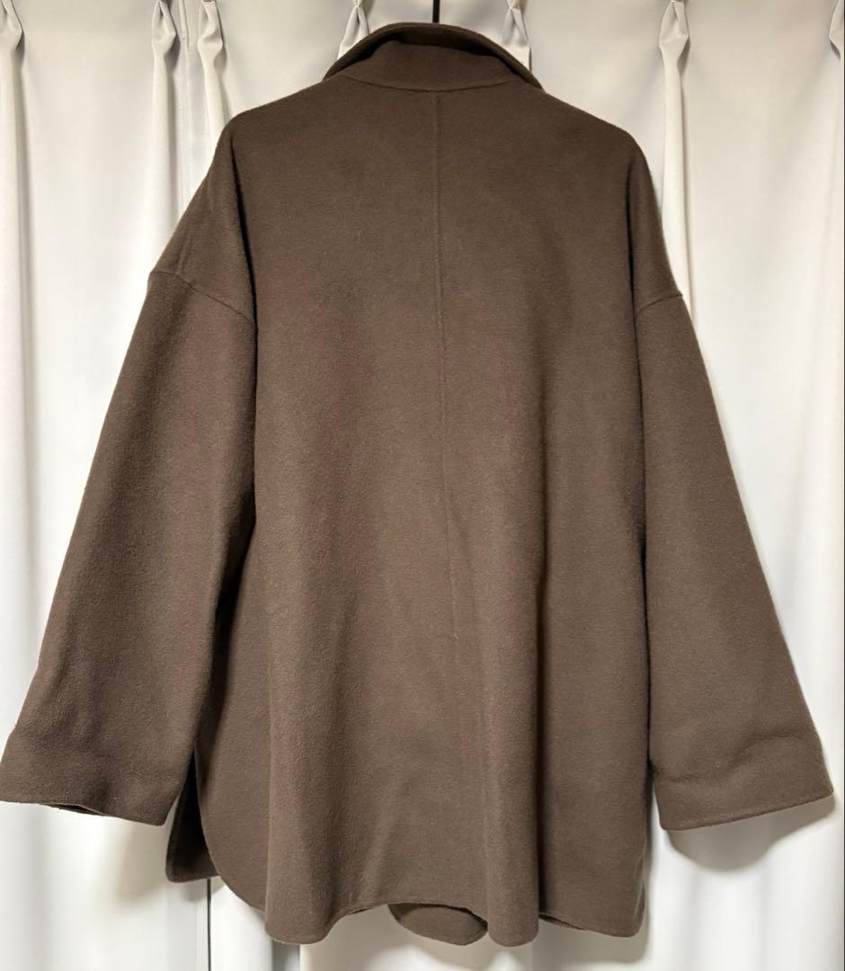 【値下げ】SLOBEIENA souple woolダブルフェイススタンドコート