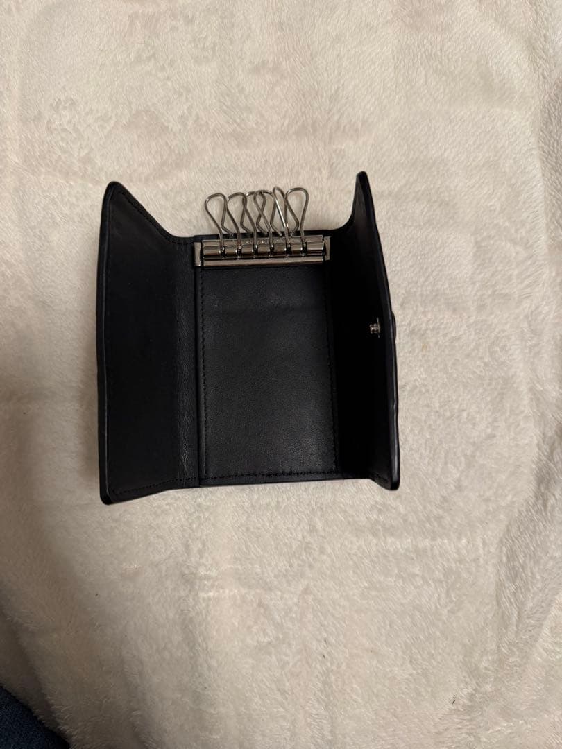 ルイヴィトン　6連キーケース　M14825 オールブラック