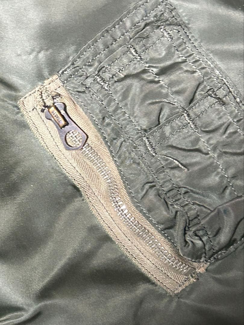 【70s ビンテージ】 MA-1 フライトジャケット 中期モデル 米軍実物