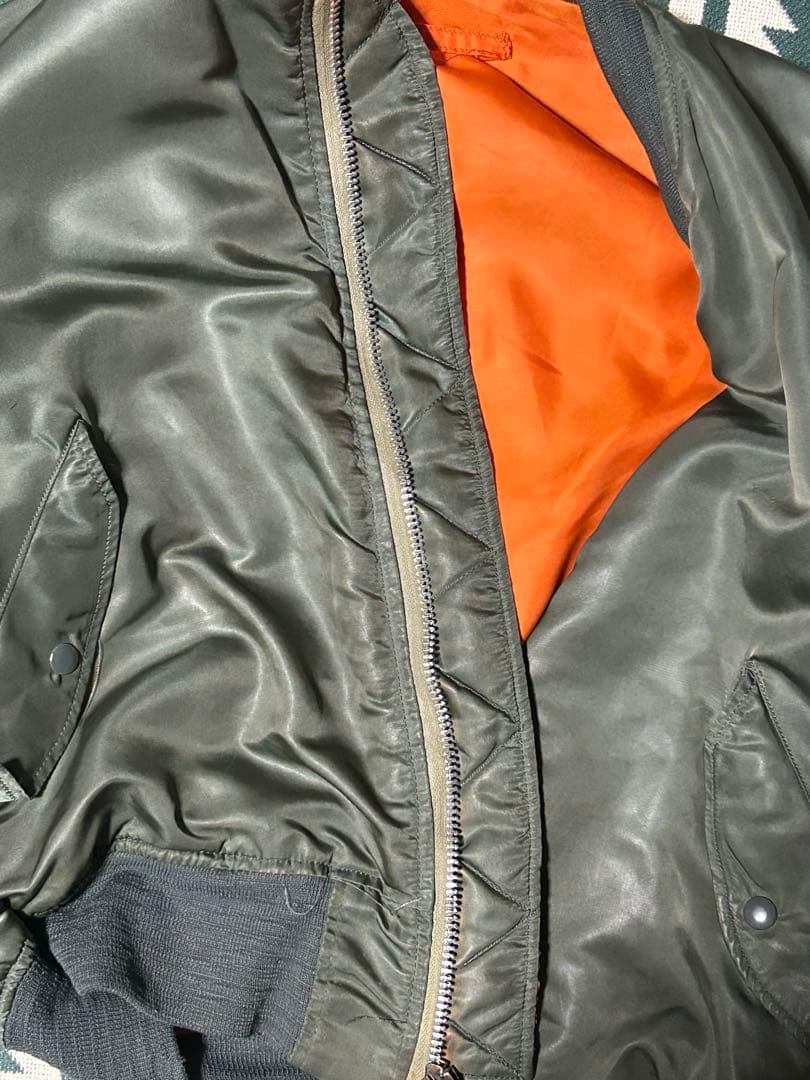 【70s ビンテージ】 MA-1 フライトジャケット 中期モデル 米軍実物