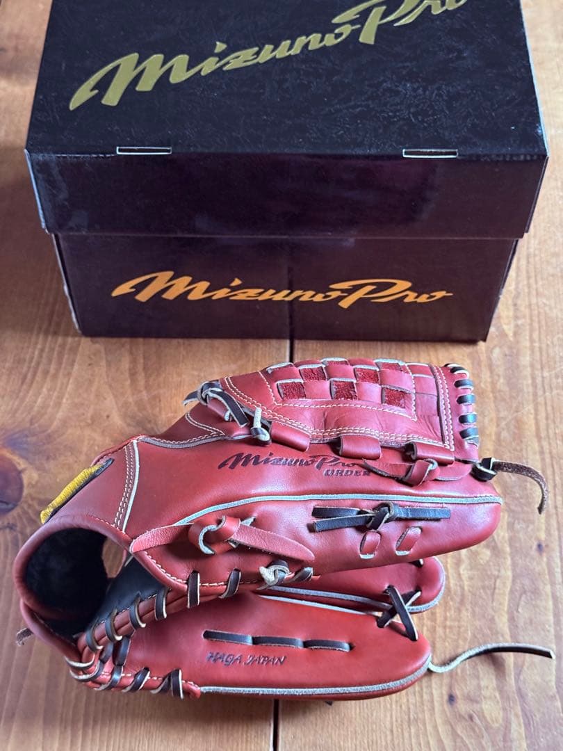ミズノプロ　軟式オプションオーダー　投手用　日本製(HAGA JAPAN)