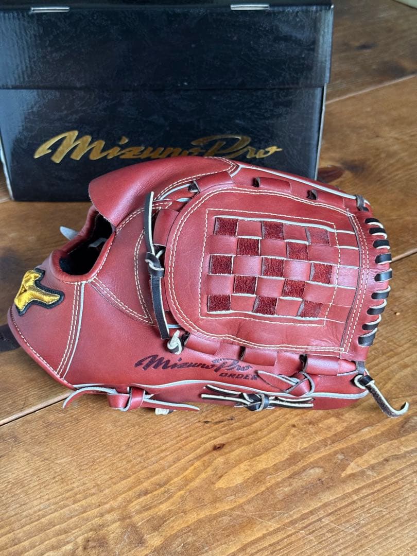 ミズノプロ　軟式オプションオーダー　投手用　日本製(HAGA JAPAN)