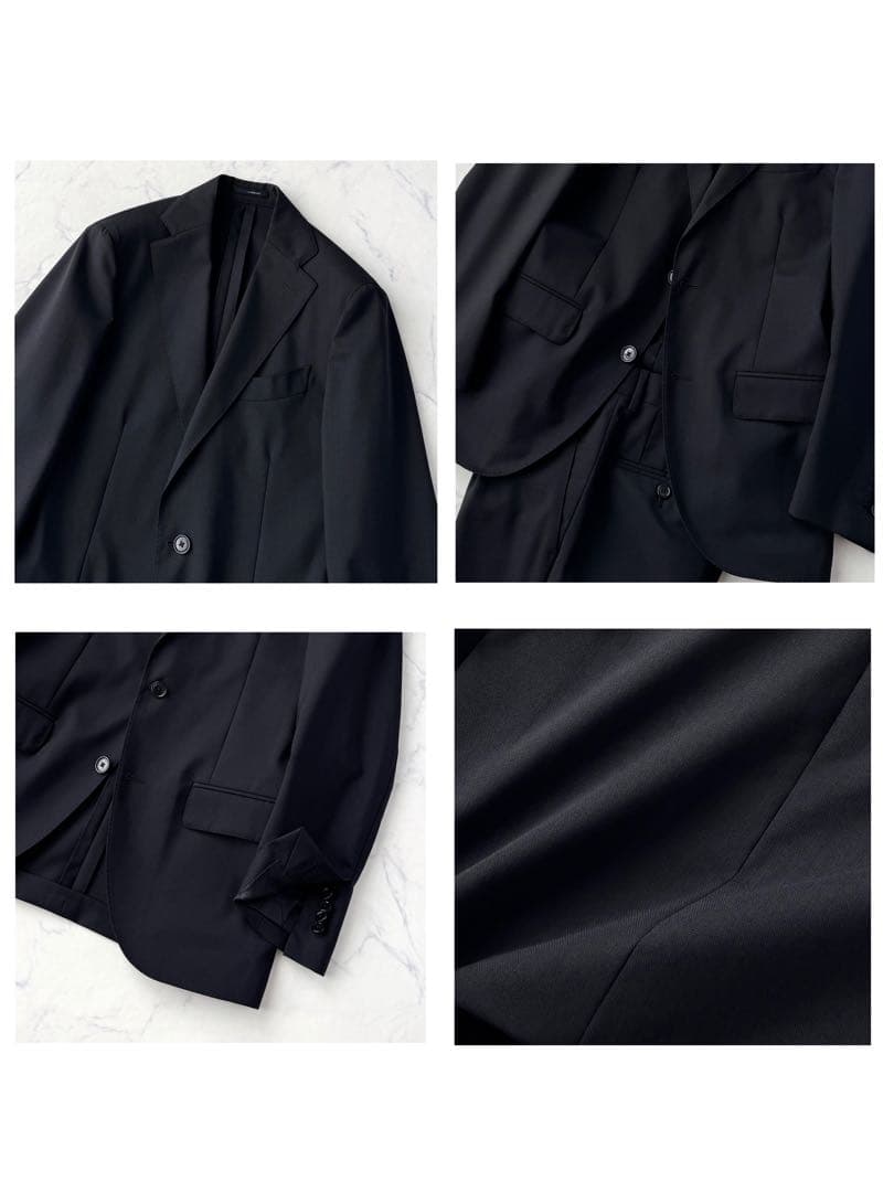 LARDINI ラルディーニ セットアップ スーツ ブラック 黒 44 S程