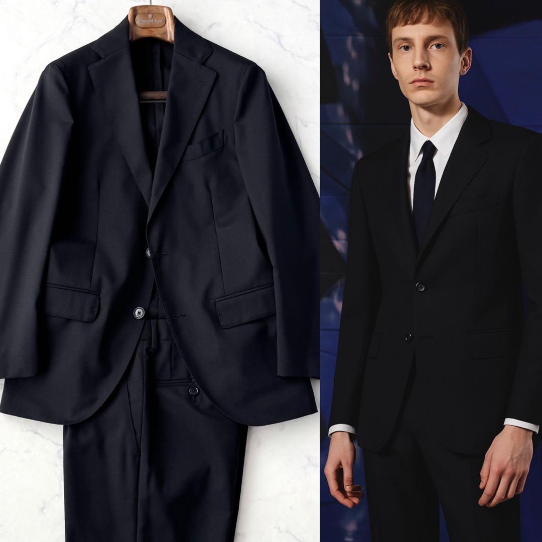 LARDINI ラルディーニ セットアップ スーツ ブラック 黒 44 S程