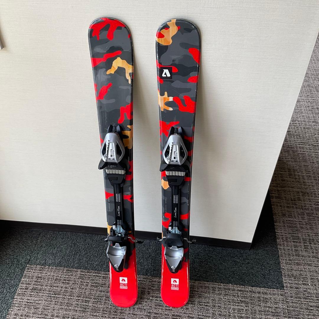 ACT VERSION ショートスキー板 バインディング付きゴーグル