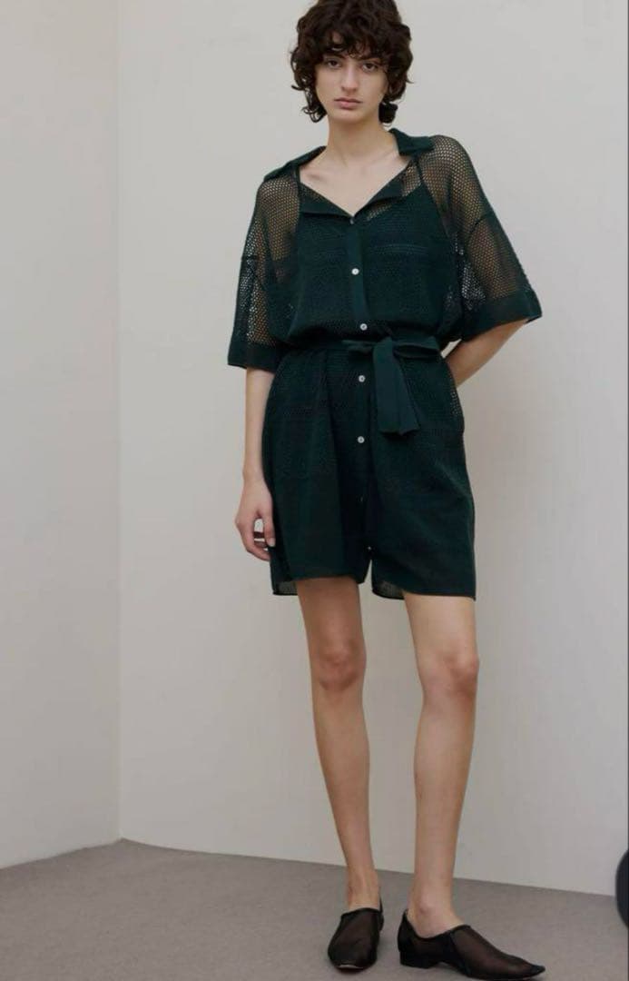 サロペット・オーバーオール・オールインワン Ameri 2WAY KNIT ROMPERS SHIRT