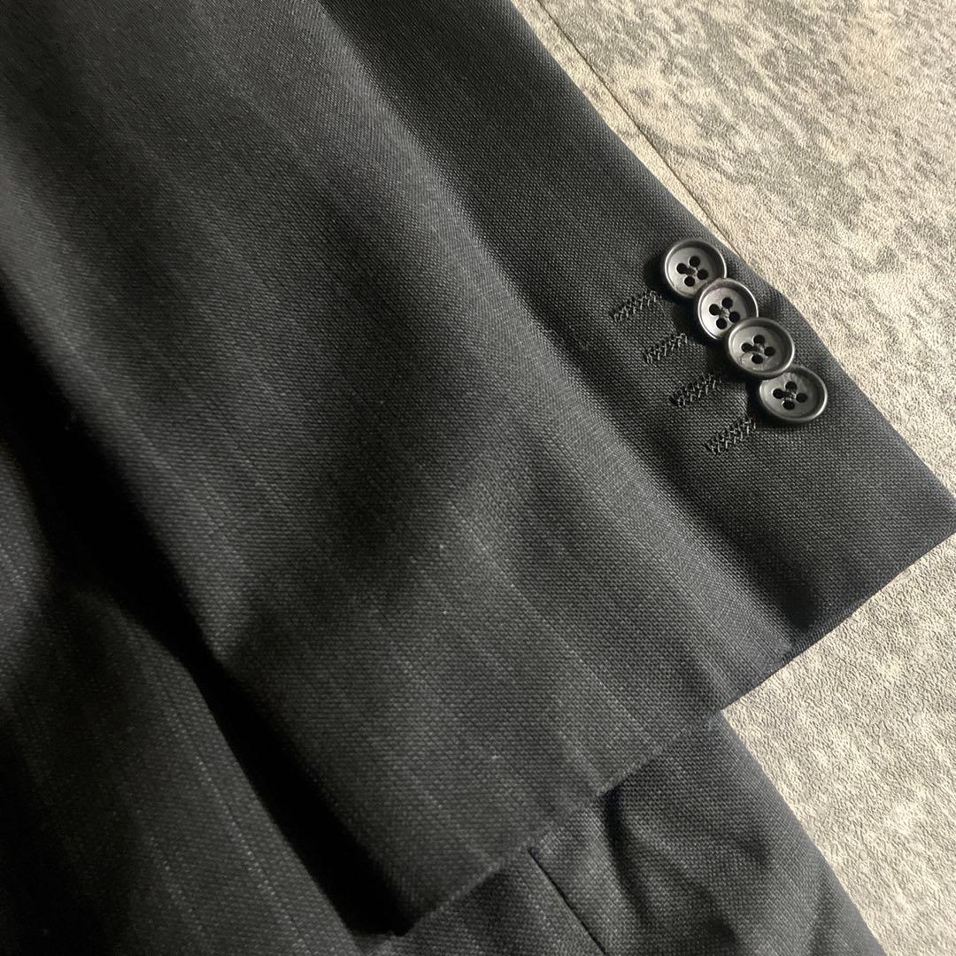 極美品 高級メリノウールスーツ Yves Saint Laurentネクタイ