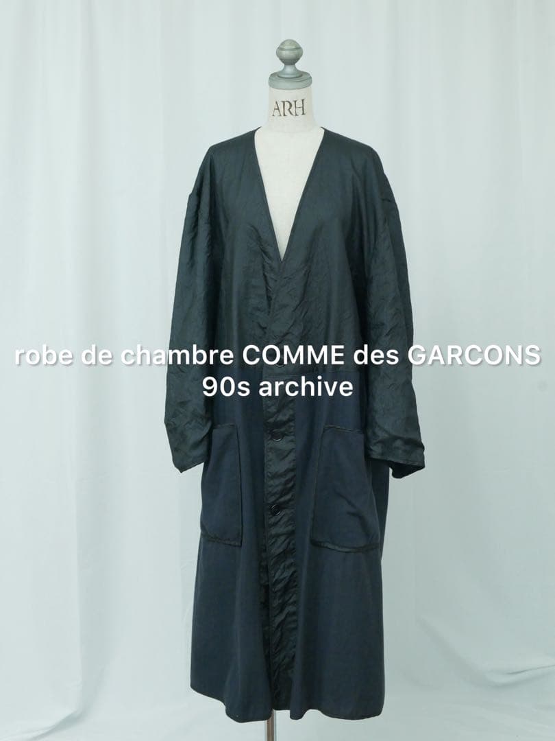 【フォローで10%オフ】robe de chambre ナイロン コート