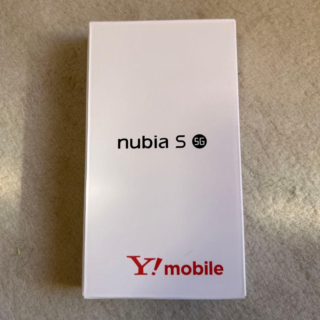 nubia S 5G ホワイト 本体