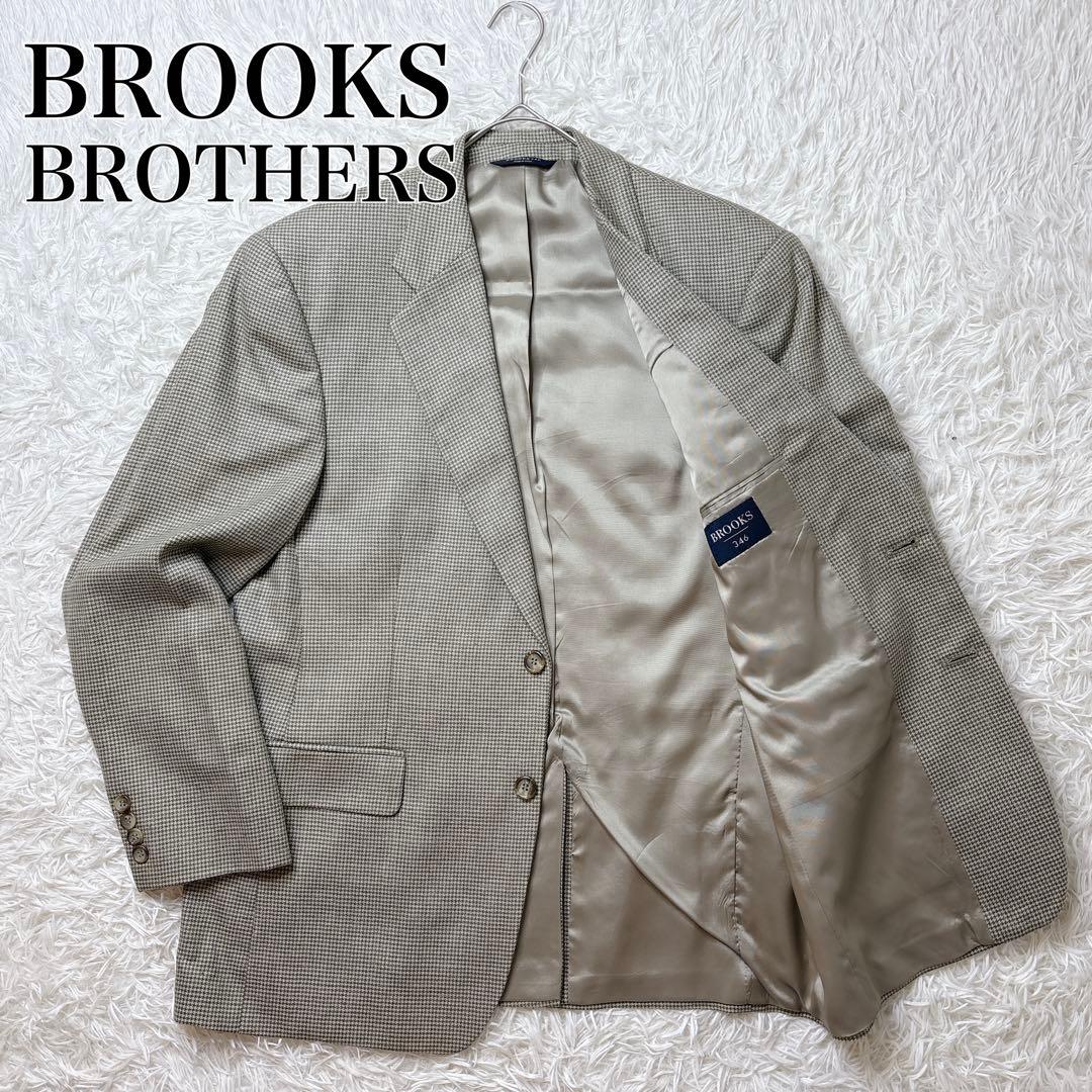 ブルックスブラザーズ346 千鳥格子 テーラードジャケット L相当