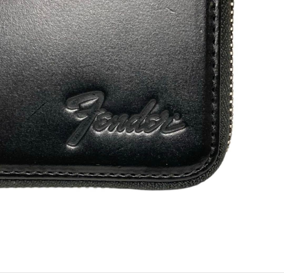 フェンダー FENDER 二つ折り財布 L字ファスナーブラック