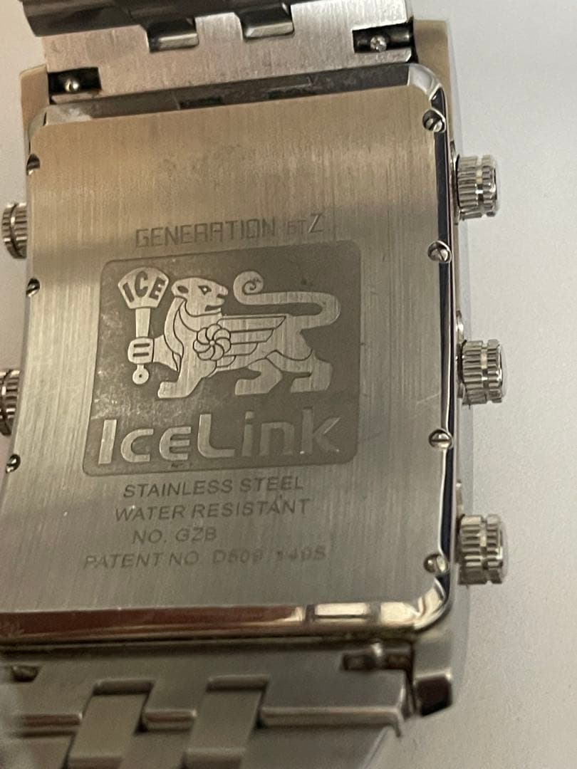IceLink 多面時計 シルバー