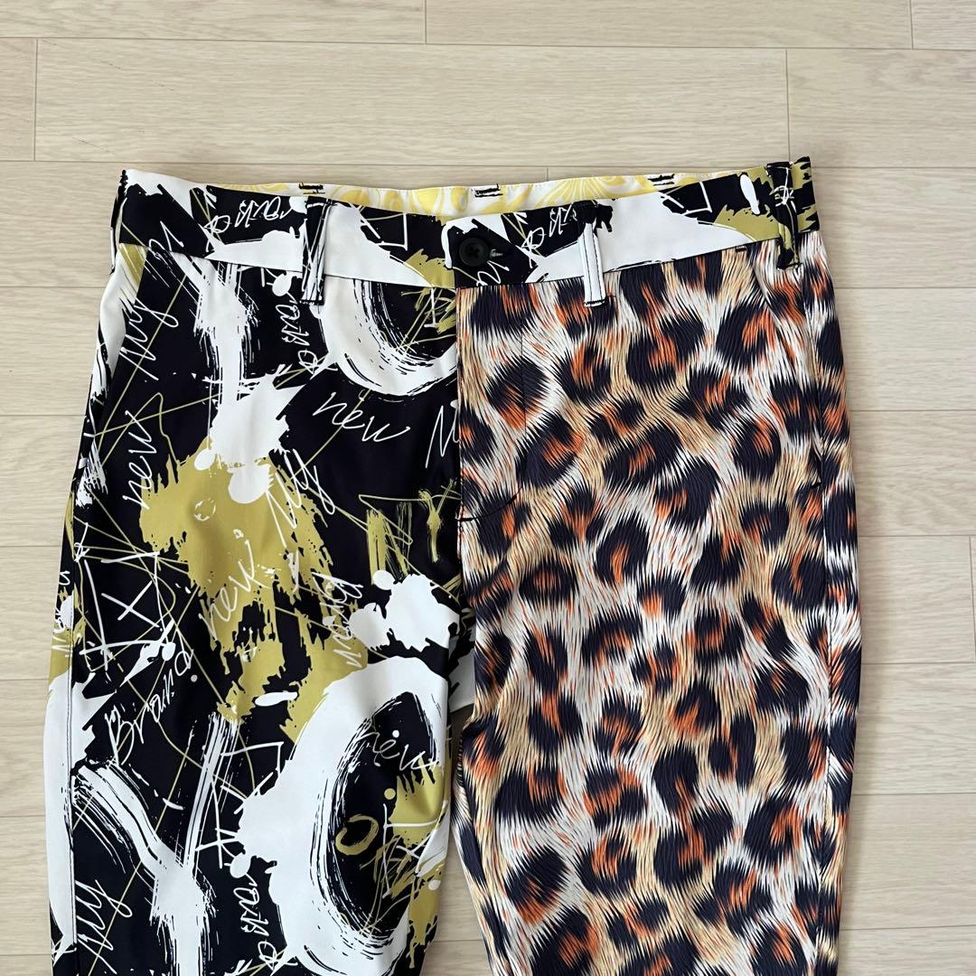 【美品】LOUD MOUTH ラウドマウス ゴルフウェア ロングパンツ M 派手