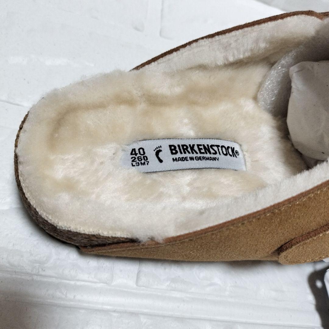 お得❣️新品 BIRKENSTOCK ボストン シアリング ムートン ボア