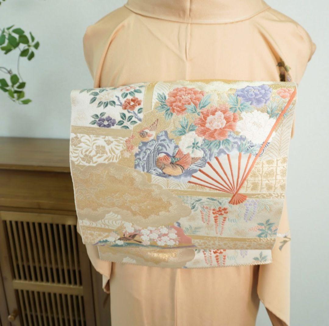 訪問着 セット4点 a193A 正絹　入学式　結婚式　七五三　お宮参り