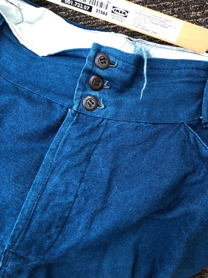 インディゴ　フレンチチャイナセットアップ　vintageビンテージm47