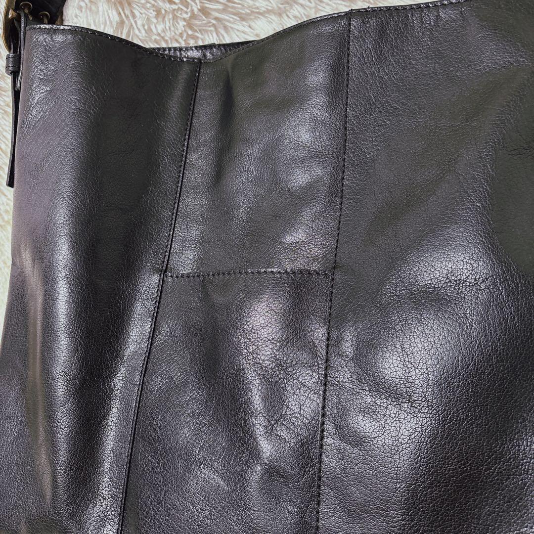 即日発送 美品 BEAU DESSIN ボーデッサン バッファローカーフ トート