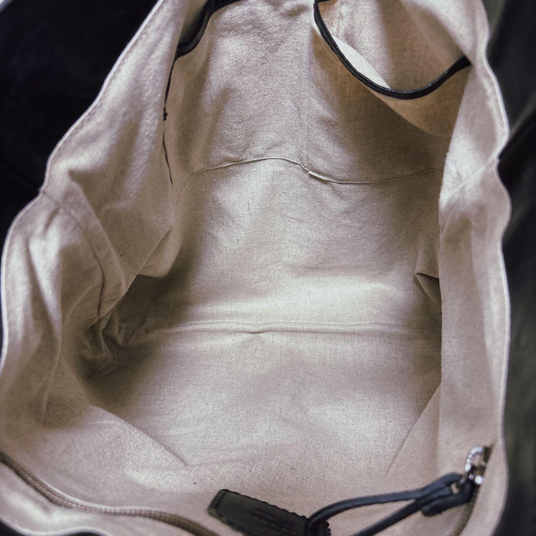 即日発送 美品 BEAU DESSIN ボーデッサン バッファローカーフ トート