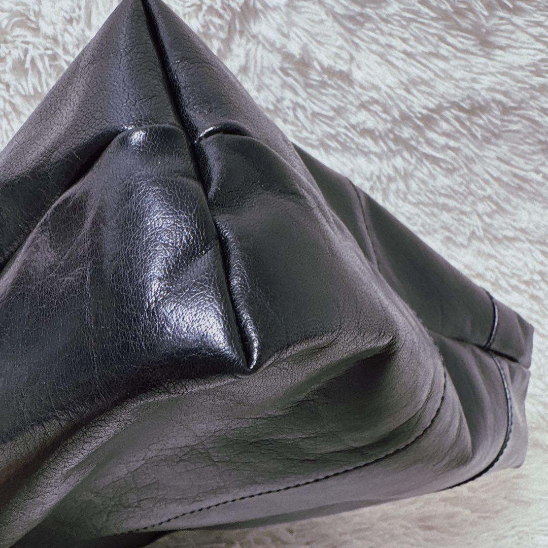 即日発送 美品 BEAU DESSIN ボーデッサン バッファローカーフ トート