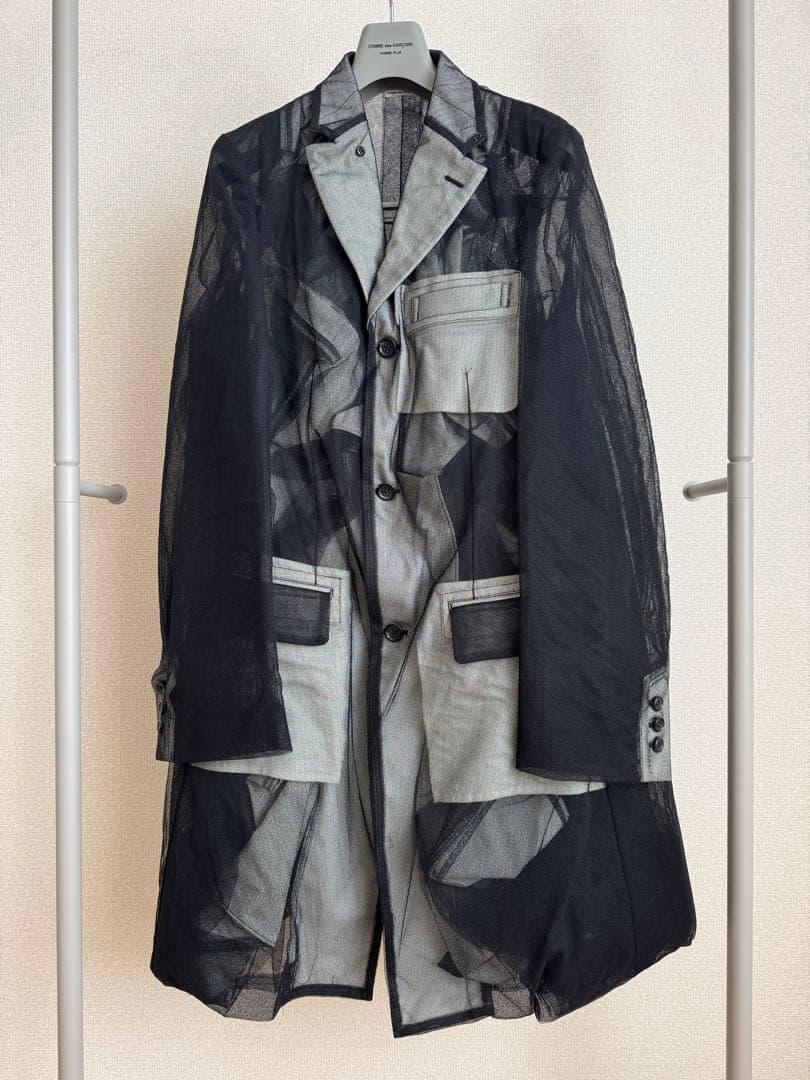 o*0様 コムデギャルソンオムプリュス 25SS チュールロングジャケット