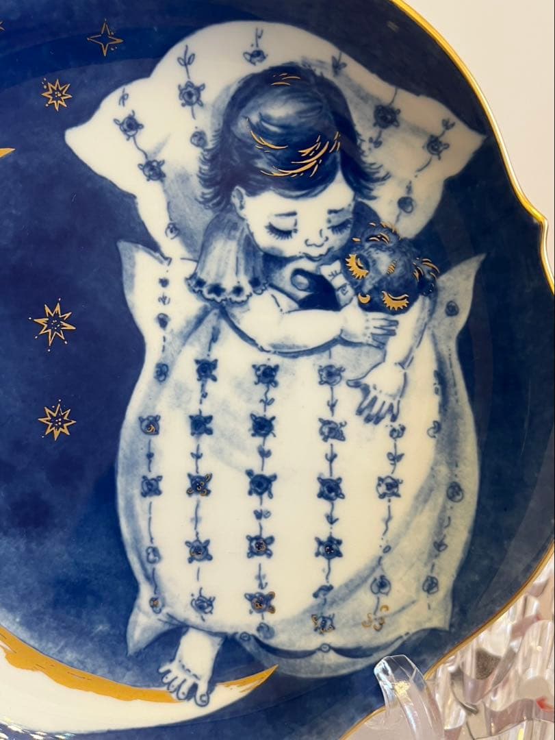 ⭐️美品⭐️マイセン⭐️メモリアルプレート2003年　イヤープレート【眠れ良い子